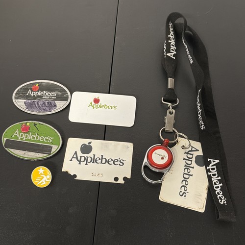 Applebee name tags - applebee’s, lanyard