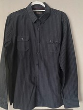 Mens Jeff Banks long sleeve striped shirt size XL