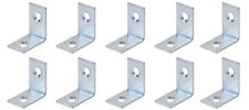 10x SMALL METAL L SHAPED CORNER BRACKET 25mm Angle Brace Support Repair Fixing