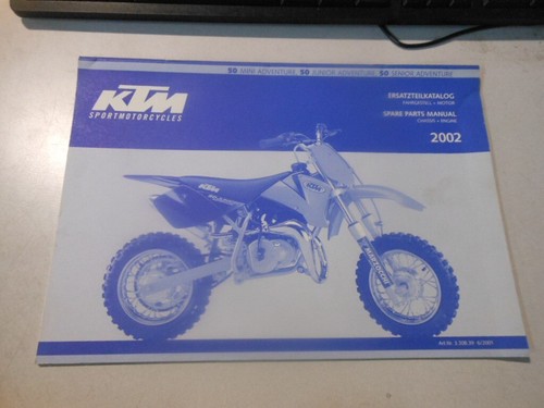 Ktm factory spare parts - parts, manual