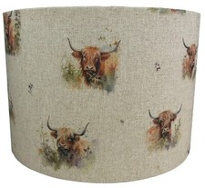 Highland Cow Lampshade for