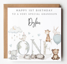 Grandson 1st Birthday Zoo
