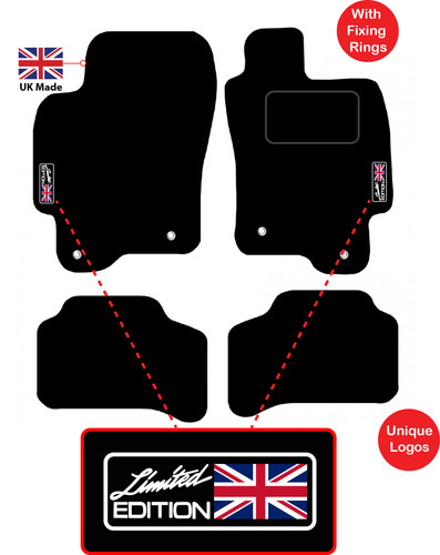 Tailored car floor - mats, fits