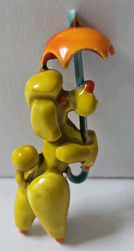 Vintage lisner poodle dog - lisner,
