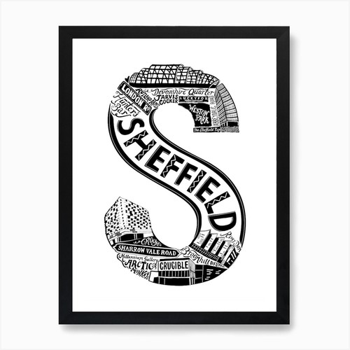 Sheffield art print - sheffield,