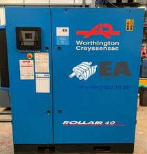 Worthington Rollair RLR40 industrial Direct Drive  Screw Compressor  170cfm 30kw