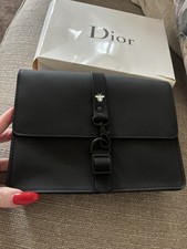 Christian Dior black BEE Pouch