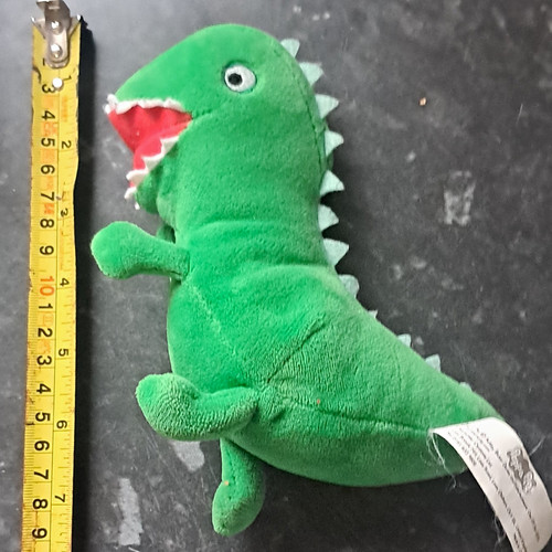 Peppa pig green dinosaur plush - peppa,