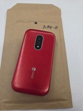 Doro 6820 Big Button Flip Phone 4G Red, Assistance Button Unlocked Phone Only