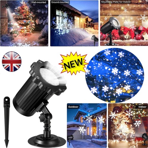 Christmas snowflake projector - christmas,