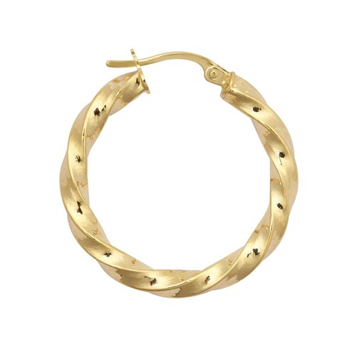 Hoop earrings 9ct yellow - hoop,