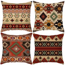 HOSTECCO Aztec Tribal Cushion