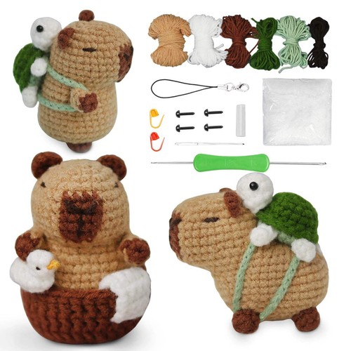 Capybara diy crochet kits - diy,