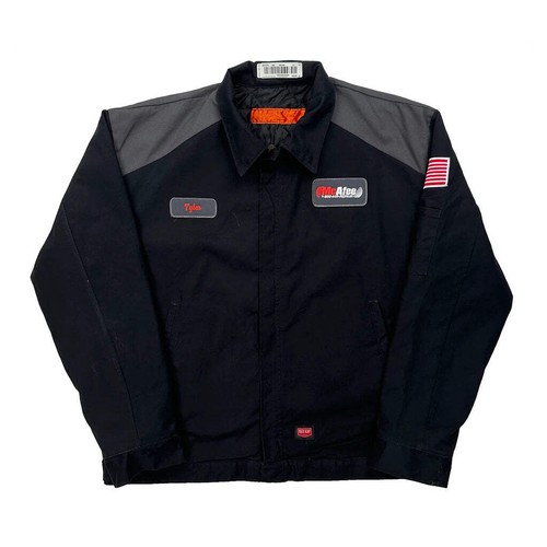 American flag patch - on, sleeve