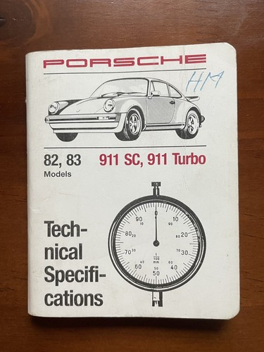 Porsche spec book for years - spec,