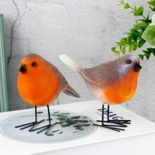 2-Pack Robin Bird Statues