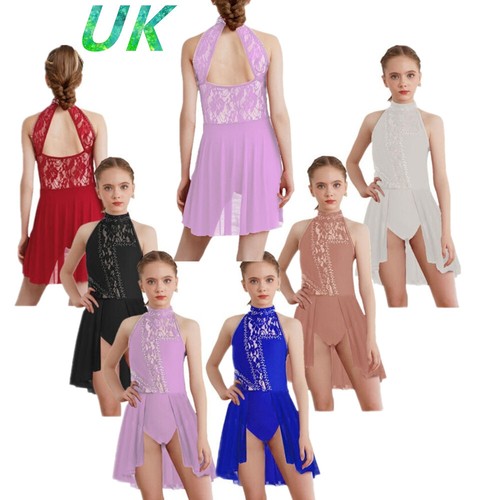 Girls floral lace patchwork - uk,