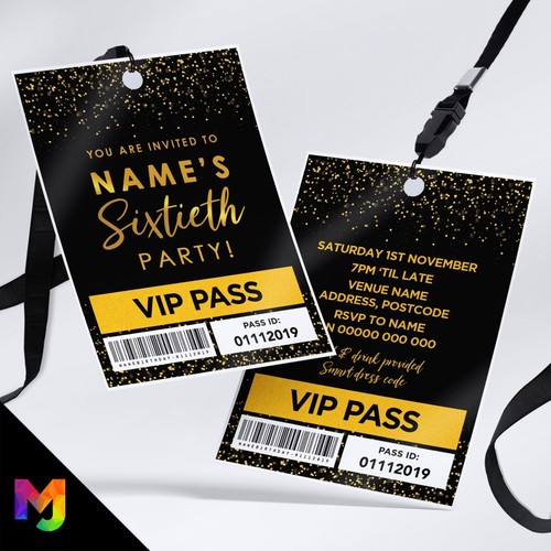 Personalised 60th birthday vip - birthday,