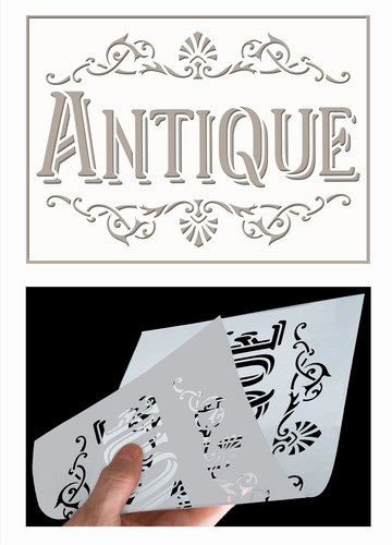 Antique stencil sign vintage - antique,