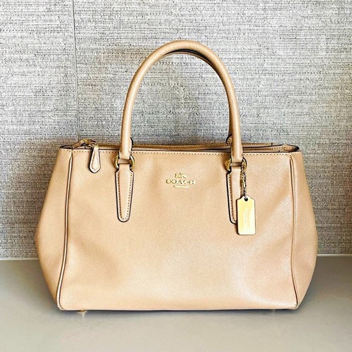 Coach beige pebbled - coach,