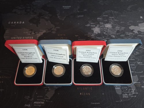Royal mint silver proof - proof, £1