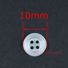 Shirt Buttons Pearl White 4