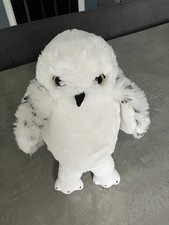 Harry Potter The Noble Collection Hedwig Owl Plush 12" Stuffed Toy Animal vgc