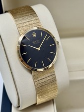 Vintage Rolex 9ct Gold Gents Manual Wind Wristwatch 1960s Excellent Condition