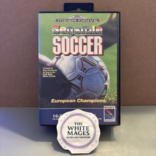 Sensible Soccer | Tested | Sega Megadrive | VGC Case, Box & Manual Included