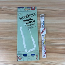 Vintage Monopoly Board Game Watch ARMITRON 1986 Parker Brothers