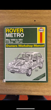 HAYNES Rover metro 1990-91 owners workshop manual - 1 85010 711 4