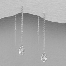 925 Sterling Silver Pear