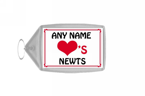 Love heart newts personalised - newts,