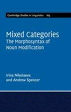 Mixed categories morphosyntax - categories,