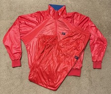 VTG Nike John McEnroe 80’s Sweatsuit Tennis Pants/Jacket Mac Attack Medium RED