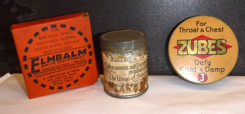 Vintage tins elbalm - vintage,
