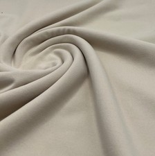 4 Metres Stone Cotton Touch 220GSM 4 Way Stretch Elastane Lycra Material Fabric