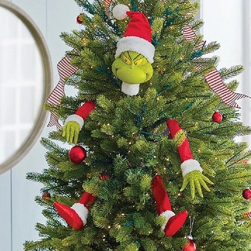 Christmas tree decorations - christmas, red