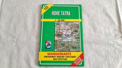 Wanderkarte 113 hohe - hohe, tatra