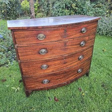 Antique Mahogany Chest Of