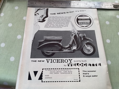 Velocette viceroy scooter - velocette,