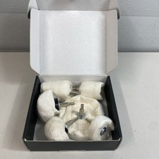 Polishing Wheel,Heatigo 6Pcs White Buffing Wheel Pad Mop Kit Conical/Column/Mush