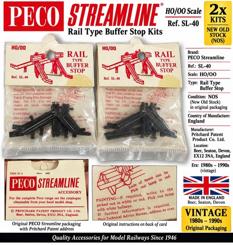 Peco ho scale buffer - oo/ho,