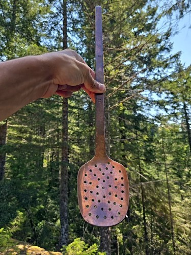 Old solid copper - solid, skimmer