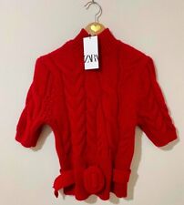 Zara Gorgeous Red Knit Sweater