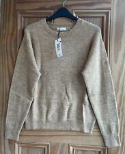 Camaieu Ladies Brand New Alpaca/Wool Blend Jumper Beige Camel Brown Size 10 - 12