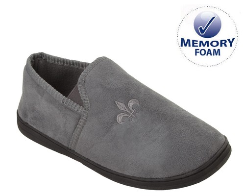 Mens grey velour twin gusset - grey,