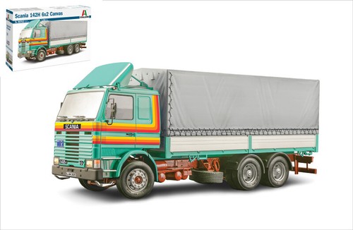 Italeri scania 142h 6x2 canvas - scania,