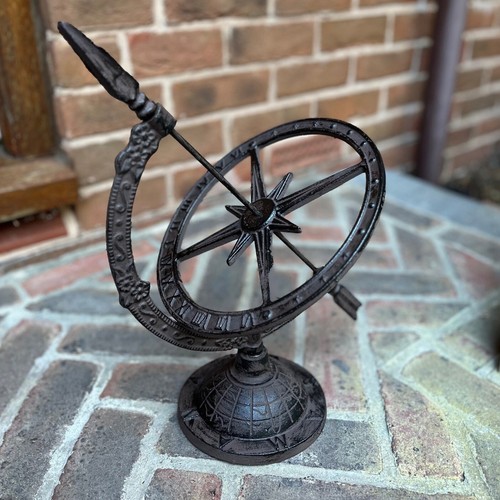Sundial cast iron - cast, vintage