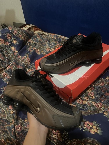 Nike shox black brown - nike,